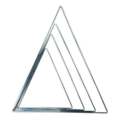 China Decoration Magnesium Plating Triangle Metal Ring For DIY Craft for sale