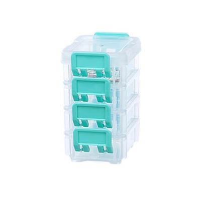 China Modern Multifunctional Modern Rectangle Multilayer Plastic Storage Boxes For Diy Craft for sale