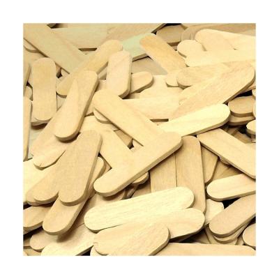 China Sustainable natural mini wood craft stick popsicle craft made diy for school 40mmx10mmx2mm for sale