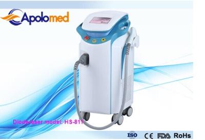 China Vertical 808nm Diode Laser Hair Removal Machine With Sapphire cold cooling for sale