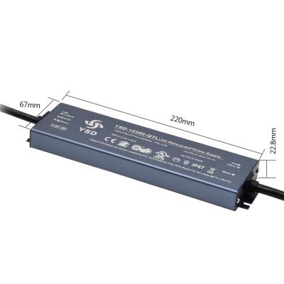 China Ultra Thin High Voltage 175-277v OEM Led Power Supply IP67 Waterproof Led Driver for sale