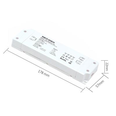 China Dusktec Plastic Case Slim 12500ma 12.5 Amp 150 Watt Constant Voltage Ac 200-240v DC 12vdc Triac 0/1-10v Led Dimmable Switching Power Supply for sale