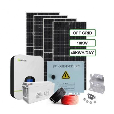 China Free Shipping Jingsun Home 9Kw Off Grid Solar Power System For Home 9Kw for sale