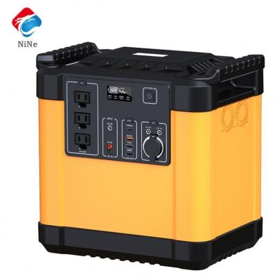 China 500W 100W 1500W 2000W 3000W Portable Metal Case Desktop UPS Home Backup Power Solar Generator for sale