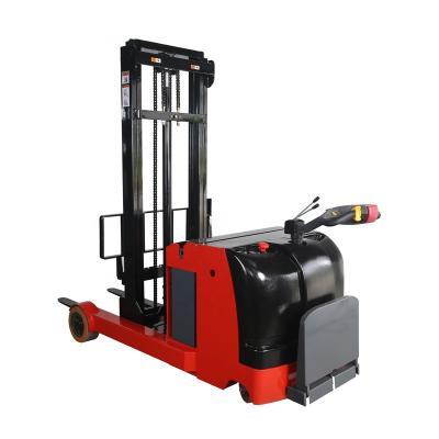 China Building Material Shops 2 Ton Rack Type Forklift Truck Electric High Reach Truck for sale