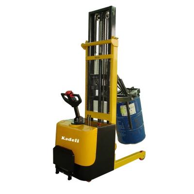 China Building Material Stores Warehouse Use Manual Hydraulic Drum Pusher Carrier Hand Stacker For for sale