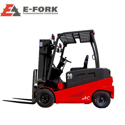 China Hot Direct Factory Sale Good Function Forklift Manual Electric Pallet Stacker Size 2t Design Aisle Very Narrow Truck 1070*100/120/122mm for sale