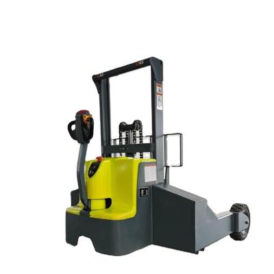 China Building Material Shops All 1ton Stacker , 1.5ton Electric Pallet Stacker Outdoor Use Terrain Forklift for sale