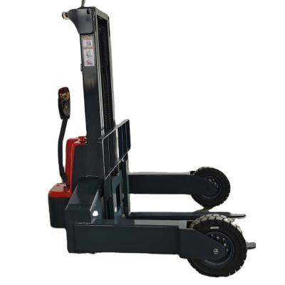 China Building Material Shops All Stacker Electric Forklift Terrain Stacker Pallet Battery Operated Forklift for sale