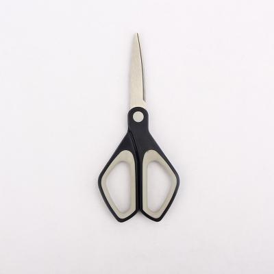 China Hot Sale Eco-friendly Stainless Steel Rubber Handle Scissors Back Tailor Scissors Customized Logo for sale