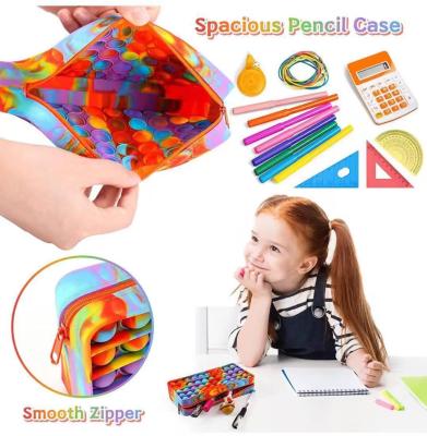 China Cute fidgety person toys with waist kit school package stationary bags book relief her handbag fidgety person bubble multi sale pencil case for sale