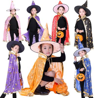 China Halloween Party Carnival Cosplay Decor Halloween Gift Witch Hat Witch Kit Magic Home Cloak for sale