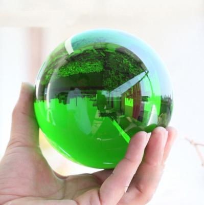 China Magic Liberation Crystal Glass Sphere For Divination Custom Colored Clear Solid Witches Message Ball Effort From Europe for sale