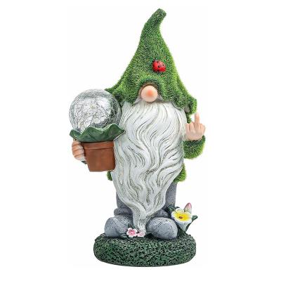 China Europe Resin Holiday Decoration Customizable Hand Painted Gnomes Garden Funny Decorations for sale