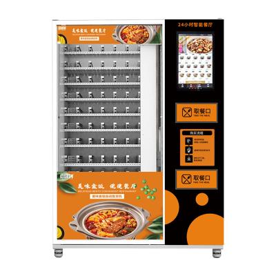 Chine Distributeur automatique Pré-fait de repas distributeur automatique chaud de repas avec le lecteur de carte de crédit à vendre