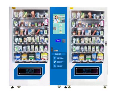 China Máquina expendedora combinada automática de la capacidad grande de los gabinetes de la máquina expendedora 2 de la farmacia en venta