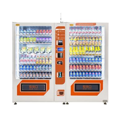 China 24 Hours Combination Vending Machine For Drinks And Snacks CE Certified for sale