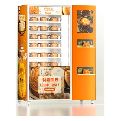 China Van de de Automaat Zoete Pastei van het touch screen de Verse Voedsel van de Brodensushi Automaat van de Saladecupcakes met Lift Te koop