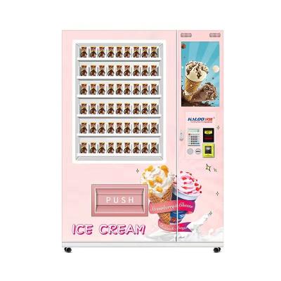 China 21,5 Touch Screen gefrorener Festlichkeits-Eiscreme-Automaten-Gefrierschrank-Eiscreme-Automat zu verkaufen