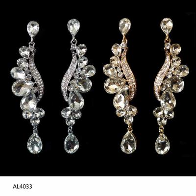 China Luxury Crystal Chandelier Earrings for sale