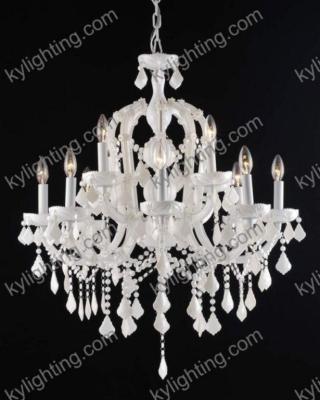 China White Crystal Chandelier for sale