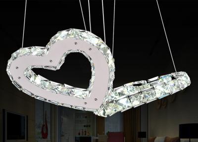 China Heart Shaped Modern Luxury Crystal Chandelier for sale