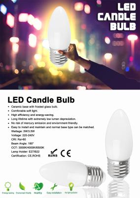 China SEC-L-BX114 3W / 3.5W Lighting Lamp E27 180 Degree , LED Candle Bulb For Hotel Lighting SEC-L-BX114 for sale