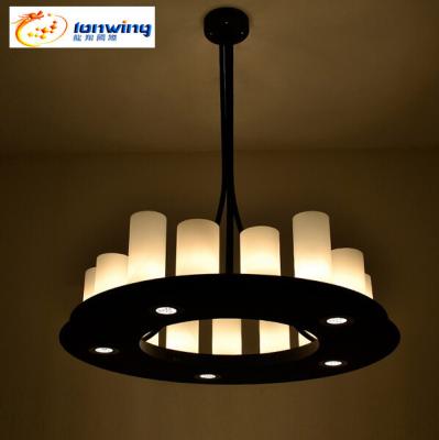 China Sophisticated Round Led Chandelier Lights 20 Candles 4 Led lights Restaurant Bar for sale