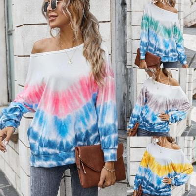 China 2021 Vrouw Hip Hop Tie Dye Grappige Zomer Poleras Mujer De Moda Breathable T-Shirt Stitches Shirts Koreaanse Tops Fashion T-shirt for sale