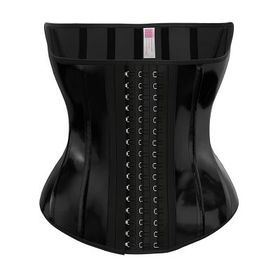 China Amazon Hot Sales Custom Shaper Antibacterial Manufacturer 9 Corset Steel Belt Animal Black Waist Trainer Reflective Women for sale