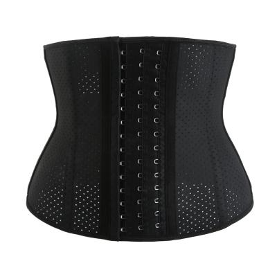 China Antibacterial Plus Size Latex Corsets Waist Trainer Breathable Women Cincher Trimmer Sweat Steel Bone Body Shaper 9 for sale