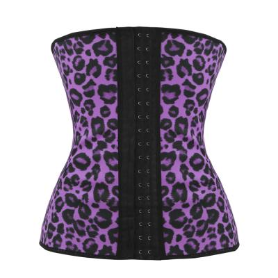 China Antibacterial Long Torso 34cm Latex 13.4inch Waist Trainer Corset With 4/9 Steel Bone Private Label for sale