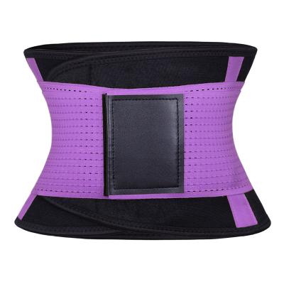 China Wholesale Custom Antibacterial Adjustable Neoprene Waist Cincher Trap For Losing Weight Gym Sports Sweat Slimming Waist Trimmer Belt for sale