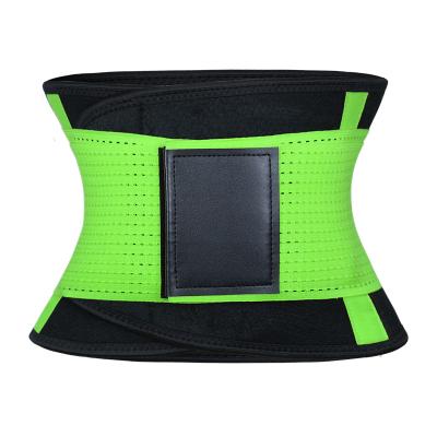 China Wholesale Custom Antibacterial Adjustable Neoprene Waist Cincher Trap For Losing Weight Gym Sports Sweat Slimming Waist Trimmer Belt for sale