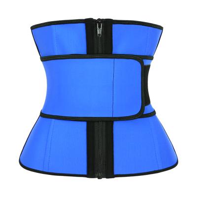 China Custom Antibacterial Women Waist Trainer Rainbow Color Logo Belt Corset Latex Weist Trainer Slimming Antibacterial For Ladies for sale