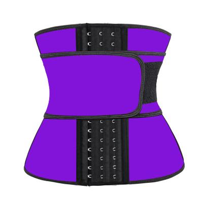 China 2021 Antibacterial New Double 2 in 1 Reinforced Breathable Rubber Belt Corset Latex Corset Waist Trainer for sale