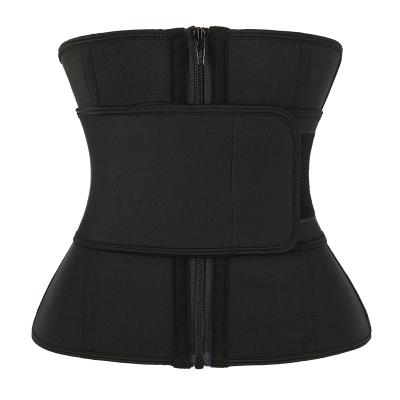 China New Logo Antibacterial Custom Fat Burning Women Workout Waist Trainer Lose Weight Shapewear Waist Trimmer Compression Belt for sale