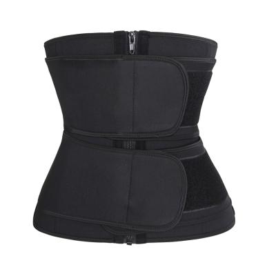 China Wholesale Private Label Logo 6XL Belly Shaper Black Neoprene Waist Trainer Women Waist Trainer Belt Antibacterial for sale