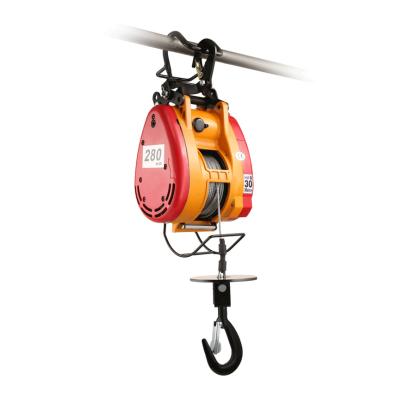 China smalljingang 180kg electric hoist micro household hoist in shopping mall suspended 220V portable electric hoist 180kg for sale