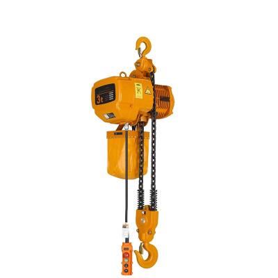 China High Efficiency 0.5 Ton 380V 1 Ton 2 Ton 3 Phase Electric Chain Hoist Trolley With Remote Control Chain Hoist for sale