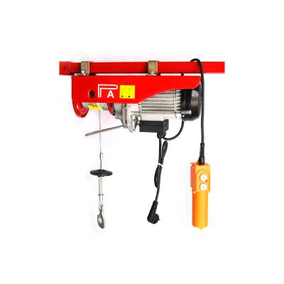 China Mini Lifting Type Electric Cable Wire Rope Hoist Portable Mini Goods Lifting Machine PA400 for sale