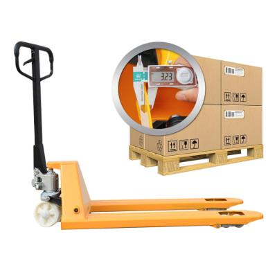 China Hotels 2 Ton Forklift Truck 2500kg Factory Outlet Manual Hydraulic Hand Pallet Truck for sale