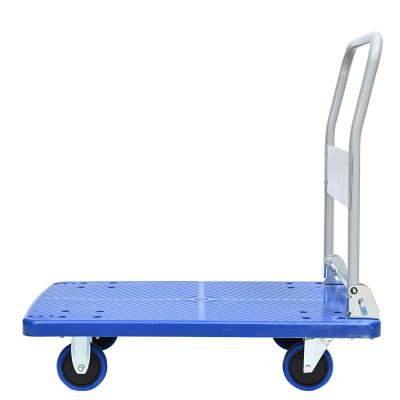 China New Design Industrial 150KG Multifunctional 2 in 1 Luggage Trolley Platform Hand Cart for sale