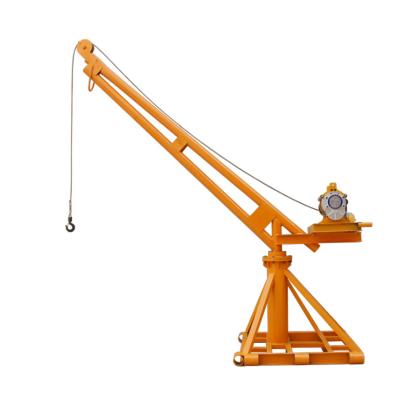 China Other Outdoor Crane 180 Degree Rotating Outdoor Decoration Small Hoist Crane 220v500kg30m for sale