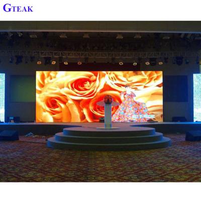 China Die casting cabinet 192*192mm indoor stage p3 smd module full color painel De led indoor p3 hub led screen display price wholesale for sale