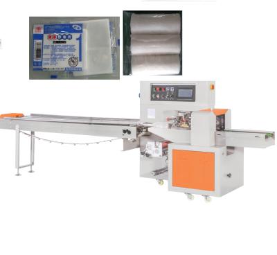 China Automatic Food 60 Pieces Gauze Packaging Machine Baby Diaper Packaging Machine / Pillow Packing Machine for sale