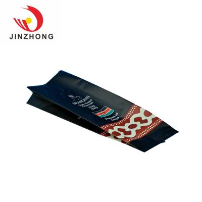 China Side Gusset Custom Printed Black Side Gusset Roasted Packaging Material Tea Bag Bag Empty Coffee Sachet Bags for sale