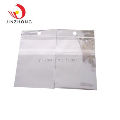 China Good Printing Clear OPP Side Gusset Bag Bag With Hole On Top For Small Gift Packing for sale