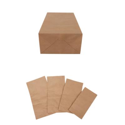 China Kraft Paper Stand Biodegradable Packages Maker Biodegradable Flat Bottom Recycle Material for sale