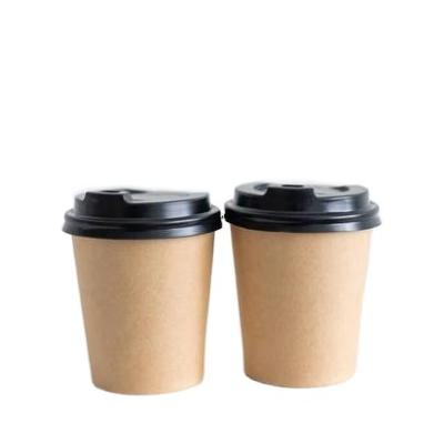 China Gsm Style Craft Logo 8oz 12oz Hot Recyclable Disposable Paper Coffee Cup Double Wall Custom Time Packaging for sale